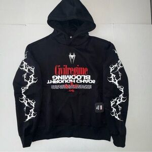 Civil Regime Tangled In Time Chaos Hoodie Size Large